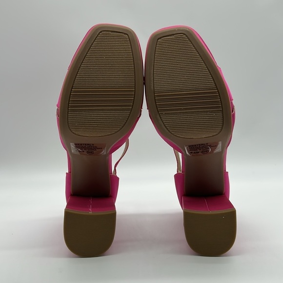 2378- Pop Westerly Hot Pink Color Platforms Size 8.5 NWT - Picture 8 of 9